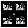 The Grillfather, ΣΕΤ 4 Σουβέρ ξύλινα τετράγωνα