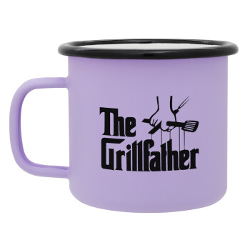 The Grillfather, Κούπα Μεταλλική εμαγιέ ΜΑΤ Light Pastel Purple 360ml