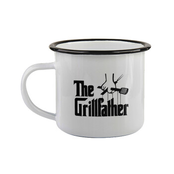 The Grillfather, Κούπα εμαγιέ με μαύρο χείλος 360ml