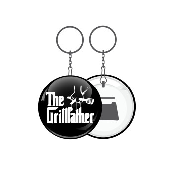 The Grillfather, Μπρελόκ μεταλλικό 5cm με ανοιχτήρι