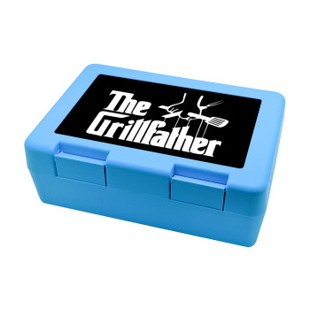 The Grillfather, Children's cookie container LIGHT BLUE 185x128x65mm (BPA free plastic)