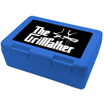 The Grillfather, Children's cookie container BLUE 185x128x65mm (BPA free plastic)