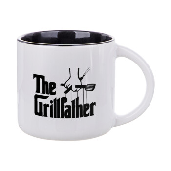 The Grillfather, Κούπα κεραμική 400ml Λευκή/Μαύρη
