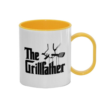 The Grillfather, Κούπα (πλαστική) (BPA-FREE) Polymer Κίτρινη για παιδιά, 330ml