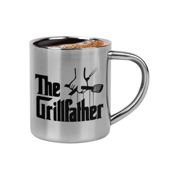 The Grillfather, Κουπάκι μεταλλικό διπλού τοιχώματος για espresso (220ml)