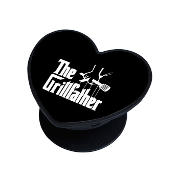 The Grillfather, Phone Holders Stand  καρδιά Μαύρο Βάση Στήριξης Κινητού στο Χέρι