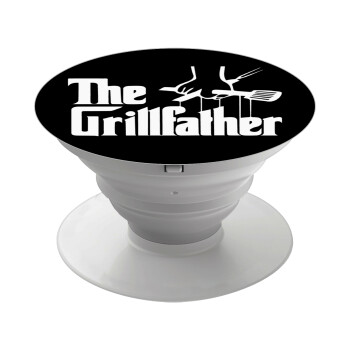 The Grillfather, Phone Holders Stand  White Hand-held Mobile Phone Holder