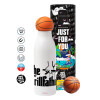 Bascetball Metal mug thermos, double wall, 550ml