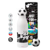 Soccer Metal mug thermos, double wall, 550ml