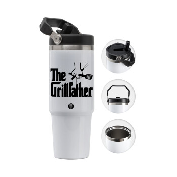 The Grillfather, Θερμός Ανοξείδωτο 30oz με χερούλι