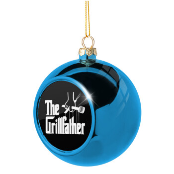 The Grillfather, Χριστουγεννιάτικη μπάλα δένδρου Μπλε 8cm