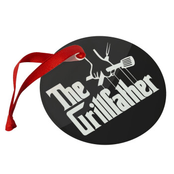 The Grillfather, Χριστουγεννιάτικο στολίδι γυάλινο 9cm