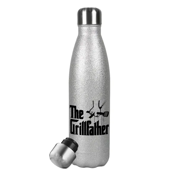 The Grillfather — Glitter Aσημένιο (500ml)