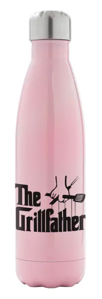 The Grillfather — Metal mug thermos Pink Iridiscent (Stainless steel), double wall, 500ml