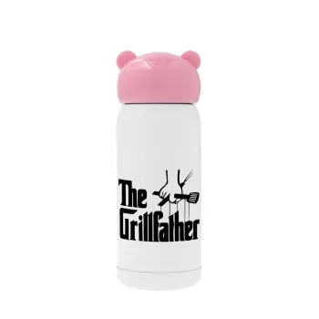 The Grillfather, Ροζ ανοξείδωτο παγούρι θερμό (Stainless steel), 320ml