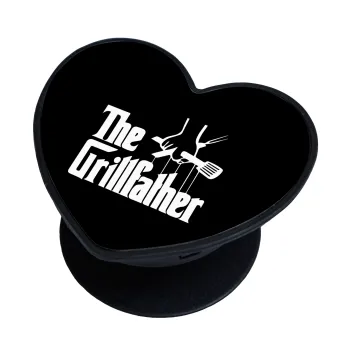 The Grillfather, Phone Holders Stand  καρδιά Μαύρο Βάση Στήριξης Κινητού στο Χέρι