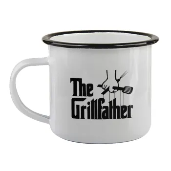 The Grillfather, Κούπα εμαγιέ με μαύρο χείλος 360ml