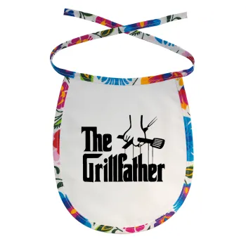 The Grillfather, Σαλιάρα μωρού αλέκιαστη με κορδόνι Χρωματιστή