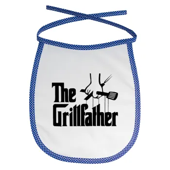 The Grillfather, Σαλιάρα μωρού αλέκιαστη με κορδόνι Μπλε