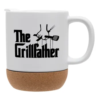 The Grillfather, Κούπα, κεραμική με βάση φελού και καπάκι (ΜΑΤ), 330ml