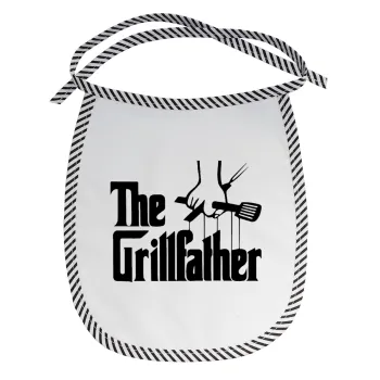The Grillfather, Σαλιάρα μωρού αλέκιαστη με κορδόνι Μαύρη