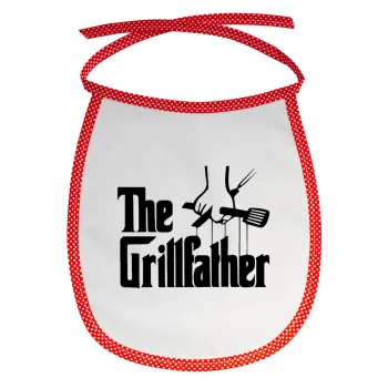 The Grillfather, Σαλιάρα μωρού αλέκιαστη με κορδόνι Κόκκινη