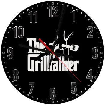 The Grillfather, Ρολόι τοίχου ξύλινο (30cm)