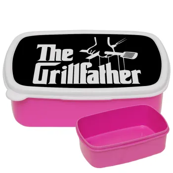 The Grillfather, ΡΟΖ παιδικό δοχείο φαγητού (lunchbox) πλαστικό (BPA-FREE) Lunch Βox M18 x Π13 x Υ6cm