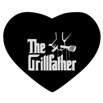 The Grillfather, Mousepad καρδιά 23x20cm
