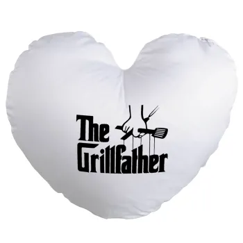 The Grillfather, Μαξιλάρι καναπέ καρδιά 40x40cm περιέχεται το  γέμισμα