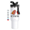 Mega Stainless steel Tumbler with lid, double wall 1,2L