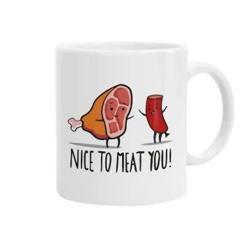 Nice to MEAT you, Κούπα, κεραμική, 330ml
