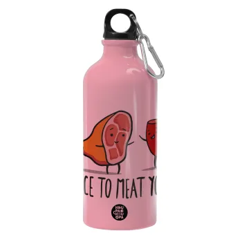 Nice to MEAT you, Water bottle 600ml