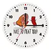 Wooden wall clock (20cm)