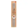 Easter Set, wooden keychain & scented Easter candle flat (30cm) (GRAY)