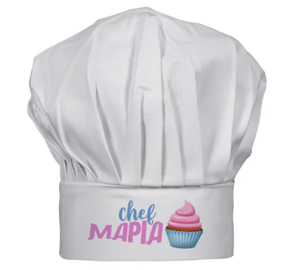 Ζαχαροπλάστης cupcape ΡΟΖ — CHEF καπέλο παιδικό