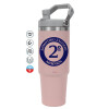 Pink color, 890ml (30oz) stainless Steel Tumbler with Handle