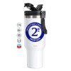 Mega Stainless steel Tumbler with lid, double wall 1,2L