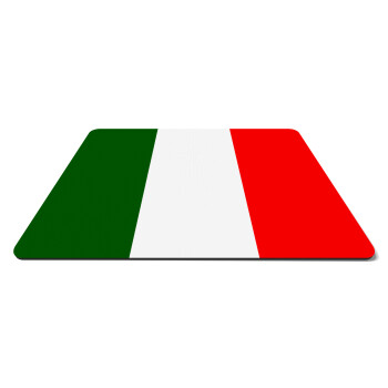 Italy flag, Mousepad ορθογώνιο 27x19cm