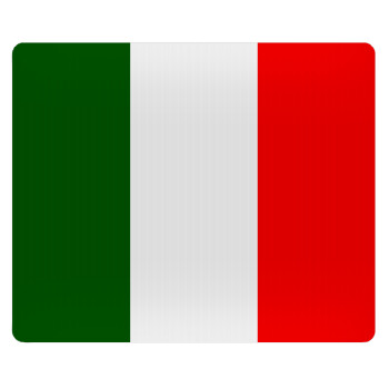 Italy flag, Mousepad ορθογώνιο 23x19cm