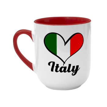 Italy flag, Κούπα κεραμική tapered 260ml