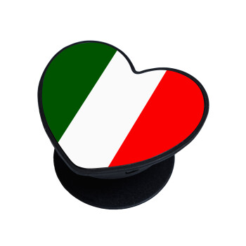 Italy flag, Phone Holders Stand  καρδιά Μαύρο Βάση Στήριξης Κινητού στο Χέρι
