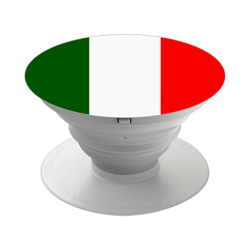 Italy flag, Pop Socket Λευκό Βάση Στήριξης Κινητού στο Χέρι