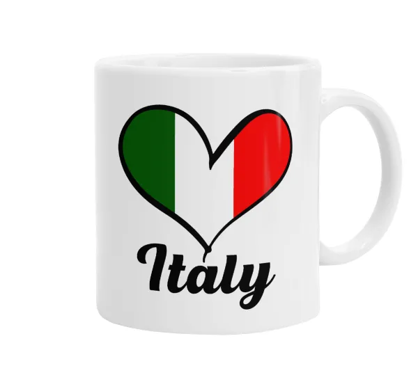 Italy flag — Κούπα, κεραμική, 330ml