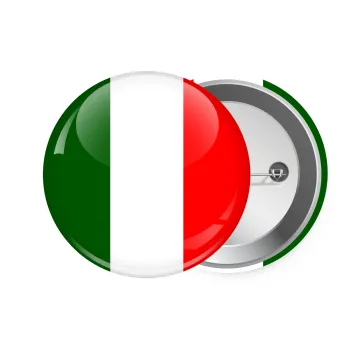 Italy flag, Κονκάρδα παραμάνα 7.5cm