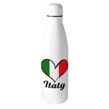 Italy flag, Μεταλλικό παγούρι θερμός (Stainless steel), 500ml