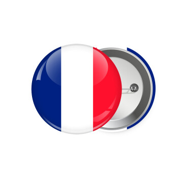 France flag, Κονκάρδα παραμάνα 7.5cm