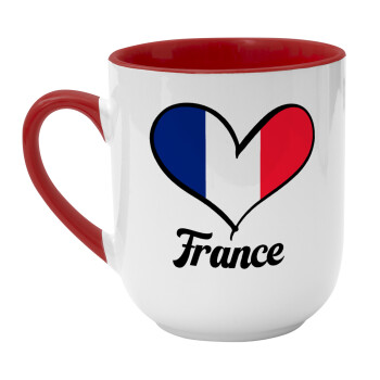 France flag, Κούπα κεραμική tapered 260ml