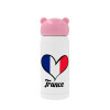 Pink stainless steel thermal flask, 320ml