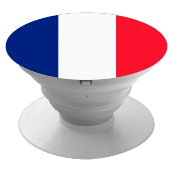 France flag, Phone Holders Stand  Λευκό Βάση Στήριξης Κινητού στο Χέρι